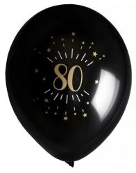 ballon age etincelant or 80 anniversaire 