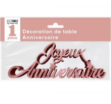 deco de table anniversaire r gold 