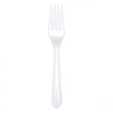 fourchette transparente plastique 50 pieces 
