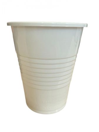 gobelet a eau blanc 220ml reutilisable 