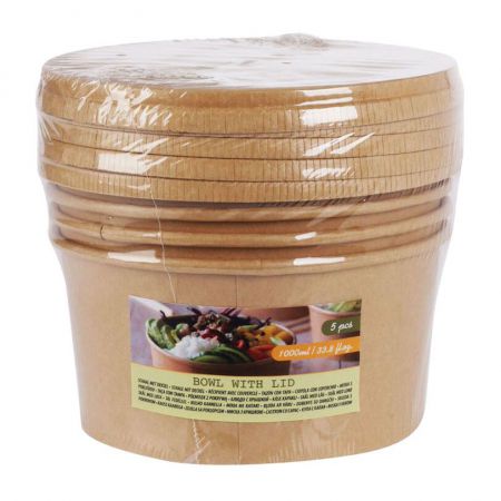 recipient bowl 1000ml couvercle 