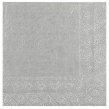 serviette crystal argent 