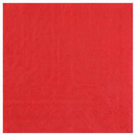 serviette crystal rouge 