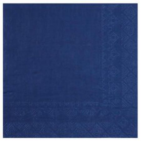serviette crystal bleu 
