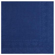 serviette crystal bleu 