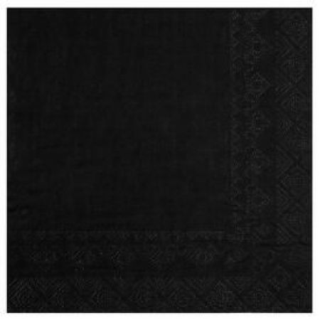 serviette crystal noir 