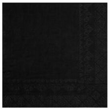 serviette crystal noir 