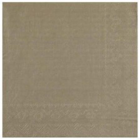 serviette crystal taupe 