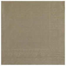 serviette crystal taupe 