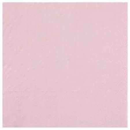 serviette crystal rose clair 