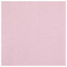 serviette crystal rose clair 