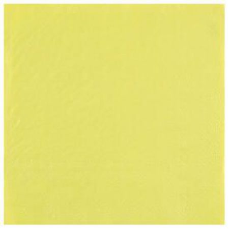 serviette crystal jaune citron 