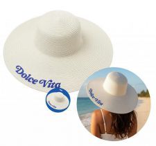 chapeau capeline dolce vita 