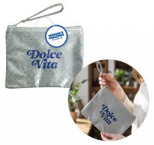 trousse a paillettes dolce vita 