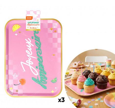 plateau carton retro pop 