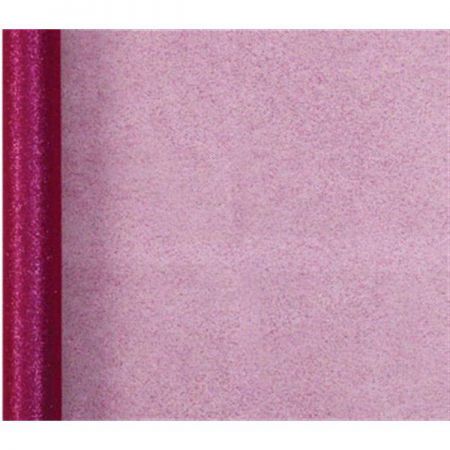 chemin de table fuschia paillette 29cmx5m anniversaire communion mariage fete feudartifice cotillons 