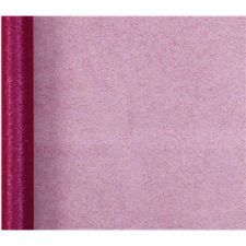 chemin de table fuschia paillette 29cmx5m anniversaire communion mariage fete feudartifice cotillons