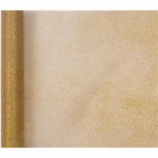 chemin de table or paillette 29cmx5m anniversaire communion mariage fete feudartifice cotillons