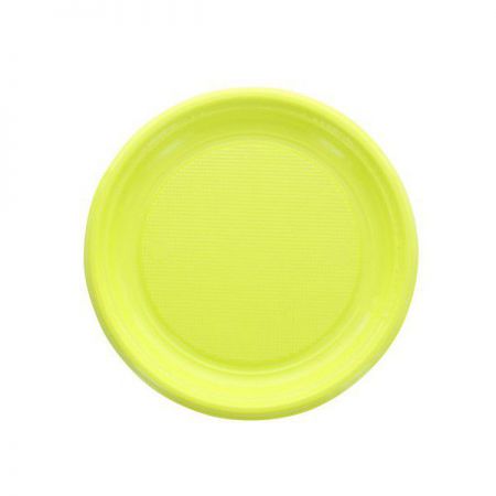 assiette ronde vert 20 pcs anniversaire communion mariage fete feudartifice cotillons 