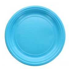 grande assiette ronde turquoise 20 pcs anniversaire communion mariage fete feudartifice cotillons