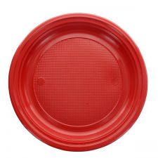 grande assiette ronde rouge 20 pcs anniversaire communion mariage fete feudartifice cotillons