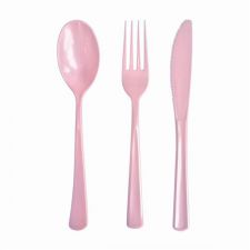 menagere rose 30 pieces fourchettes cuilleres couteaux anniversaire communion mariage fete feudartifice cotillons