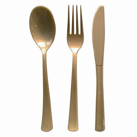 menagere or 30 pieces fourchettes cuilleres couteaux anniversaire communion mariage fete feudartifice cotillons 