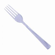 fourchettes transparent 50 pieces anniversaire communion mariage fete feudartifice cotillons
