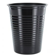 gobelet noir 25 pcs20cl anniversaire communion mariage fete feudartifice cotillons