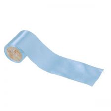 ruban satin bleu 5mx60mm anniversaire communion mariage fete feudartifice cotillons 