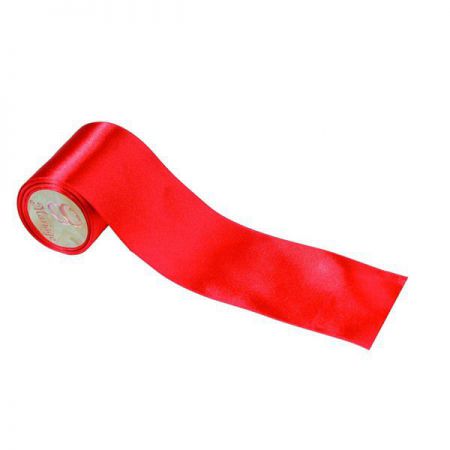 ruban satin rouge 5mx60mm anniversaire communion mariage fete feudartifice cotillons 