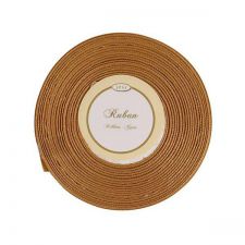 ruban satin rouleau or 25mx6mm anniversaire communion mariage fete feudartifice cotillons 