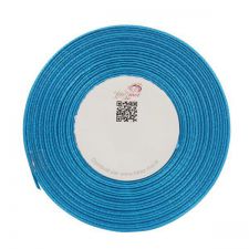 ruban satin rouleau turquoise 25mx6mm anniversaire communion mariage fete feudartifice cotillons 