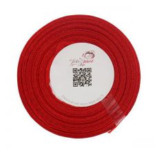 ruban satin rouleau rouge 25mx6mm anniversaire communion mariage fete feudartifice cotillons 