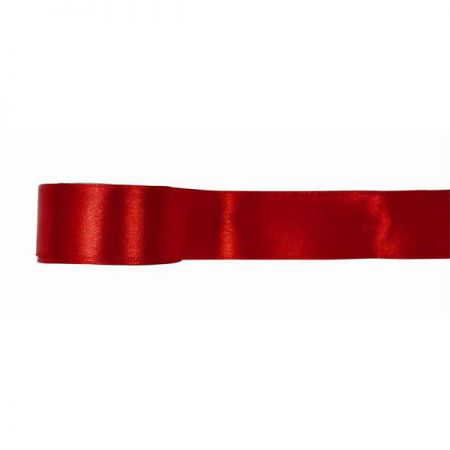 ruban satin rouleau rouge 5mx25mm anniversaire communion mariage fete feudartifice cotillons 