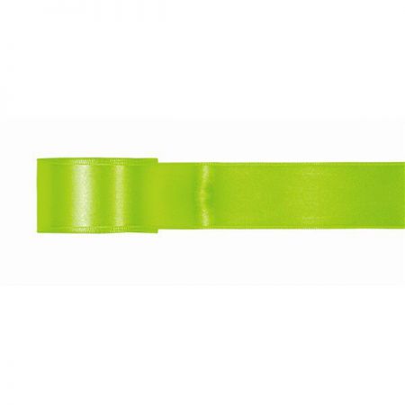 ruban satin rouleau vert 5mx25mm anniversaire communion mariage fete feudartifice cotillons 