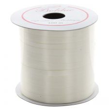 bolduc 100mx5mm ecru anniversaire communion mariage fete feudartifice cotillons
