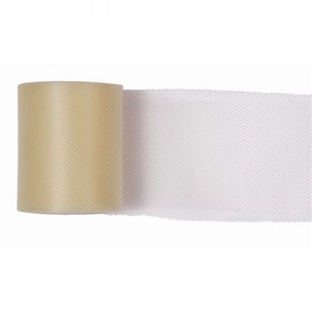 ruban tulle ecru rouleau 20mx8cm anniversaire communion mariage fete feudartifice cotillons 