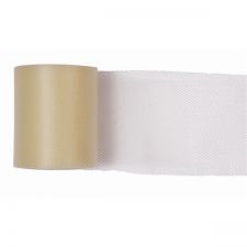 ruban tulle ecru rouleau 20mx8cm anniversaire communion mariage fete feudartifice cotillons