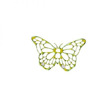 stickers papillons vert 25 pcs anniversaire communion mariage fete feudartifice cotillons 