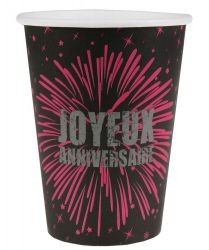 joyeux anniversaire fete rire amusement gobelet couleur nouveau jetable boire decoration carton promotion qualite theme 4