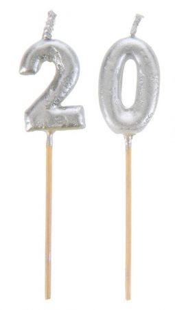 joyeux anniversaire fete rire amusement pique bougies paraffine impression annee chiffres 20 jetable decoration promotion qualite theme 