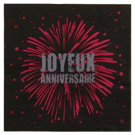 joyeux anniversaire fete rire amusement serviette de table impression couleur jetable decoration papier 3 plis promotion qualite them 2 