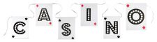 banderole bl poker carton decoration de salle jetable anniversaire fete casino chance plastique sx deco santex magasin win 