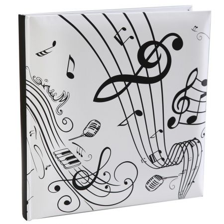 livre musique fete ceremonie table decoration noir blanc 4 