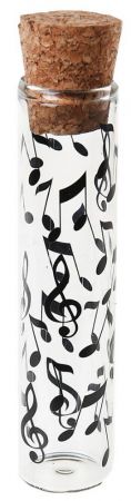 eprouvette table decoration theme musique fete ceremonie 