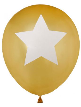 ballon baudruche helium gonfler assiette decoration table fete ceremonie amusement etoile 6 