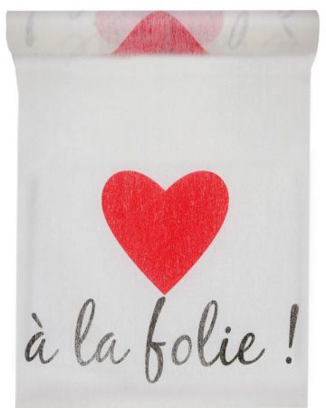 chemin table coeur valentin saint mariage gobelet boire fete ceremonie salle decoration table etoile theme 3 
