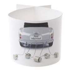 rond serviette marque place jeune marie theme mariage fete ceremonie ambiance coeur tirelire decoration invite convive