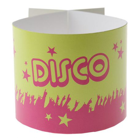 rond serviette serviette disco theme fete ceremonie table decoration 